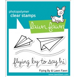 Lawn Fawn FLYING BY stamp set